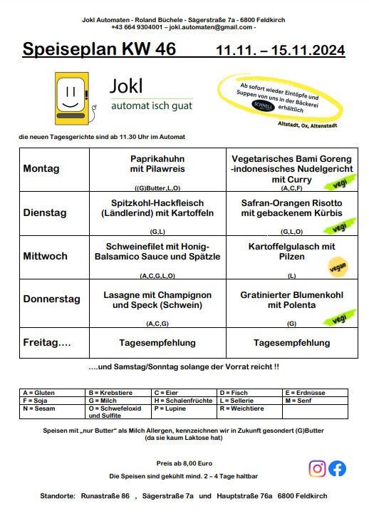 Speisekarte photo 1