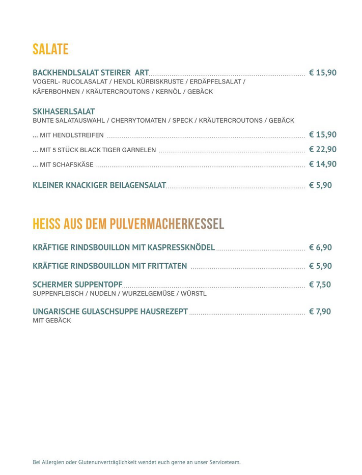 Speisekarte photo 3
