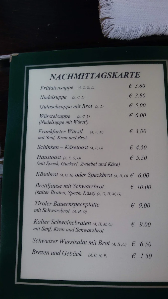 Speisekarte photo 10