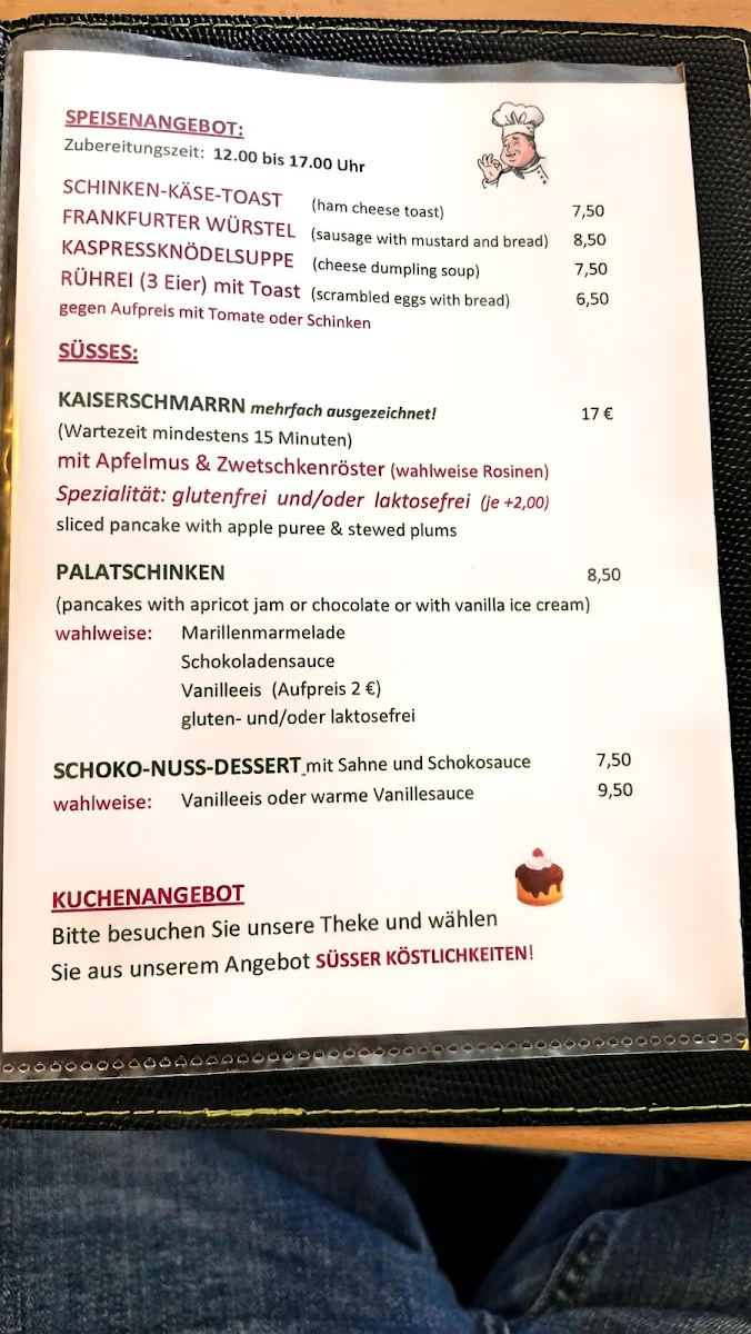 Speisekarte photo 2