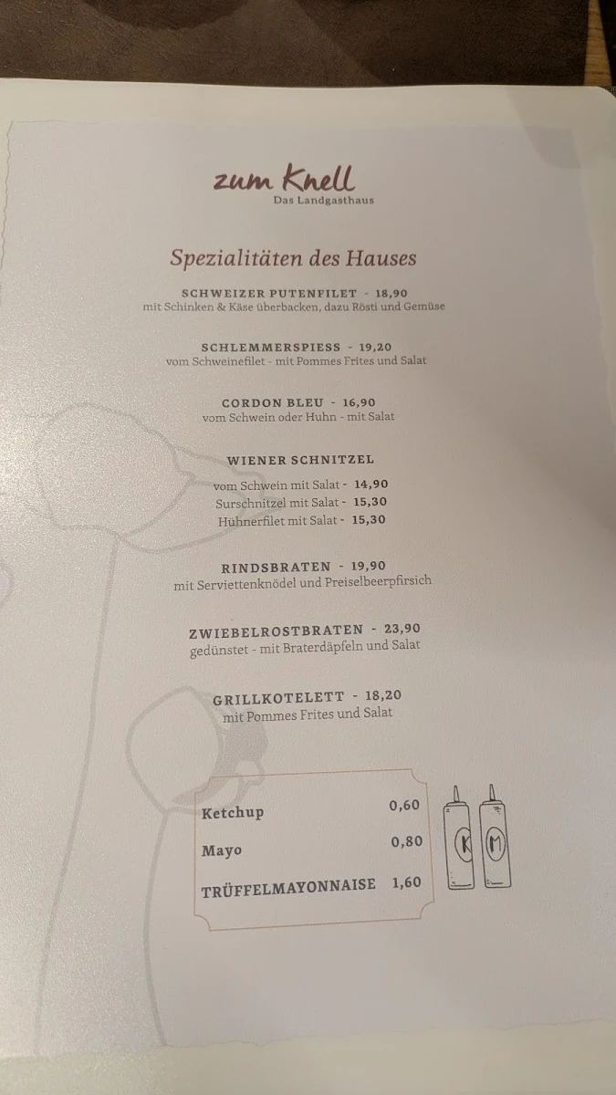 Speisekarte photo 1
