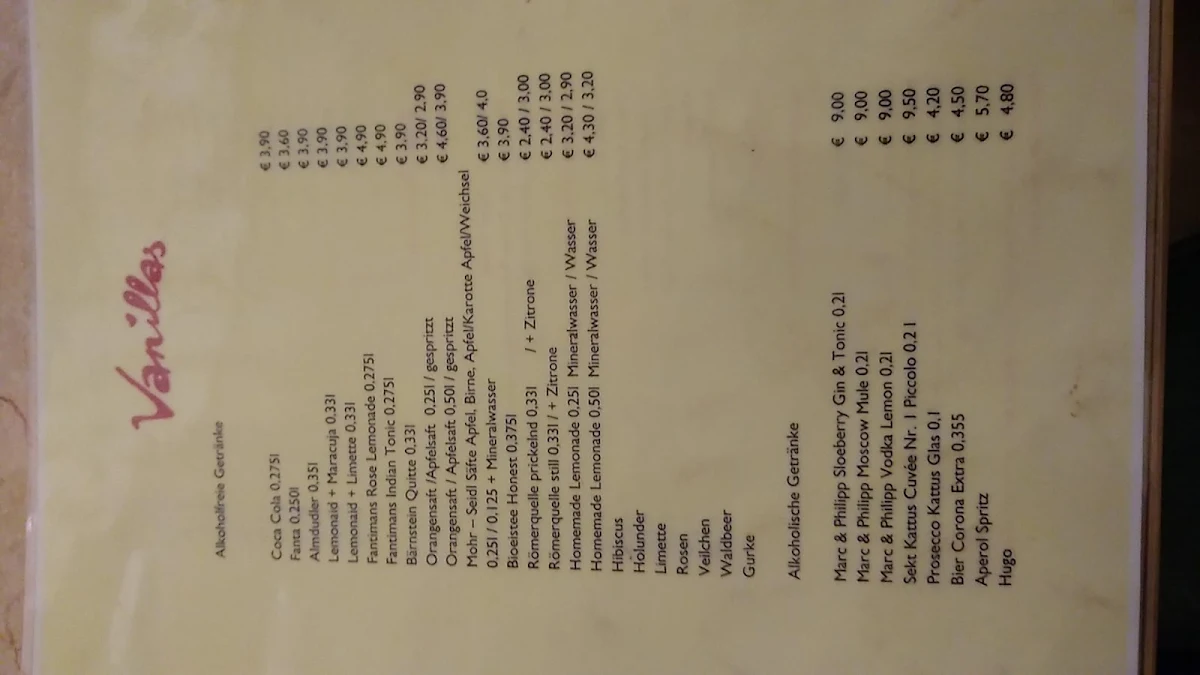 Speisekarte photo 8