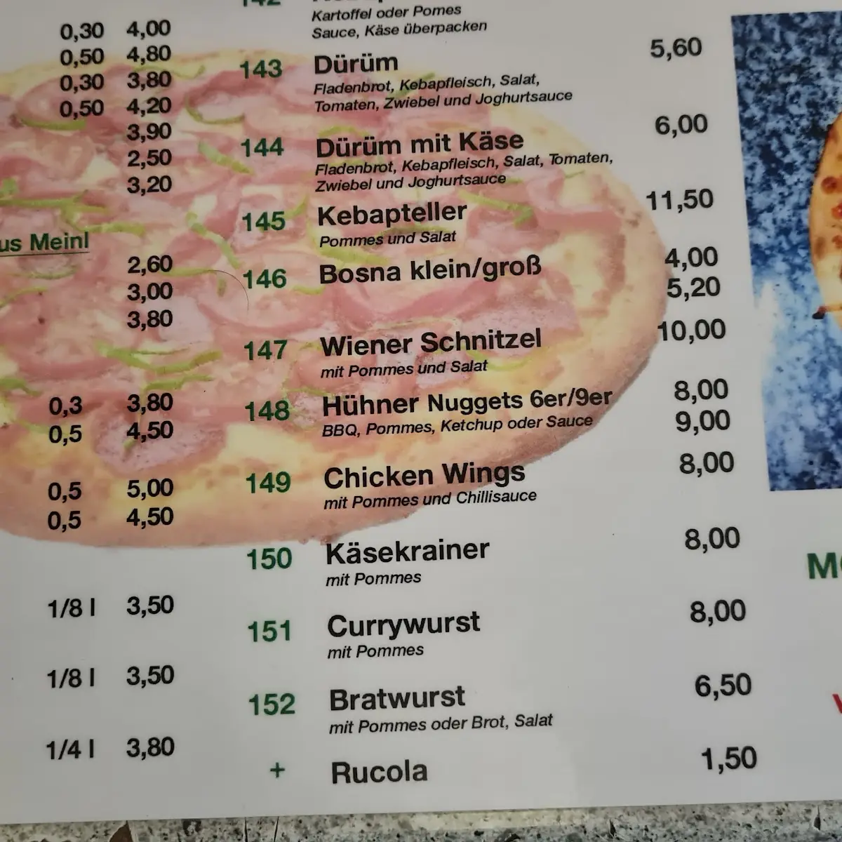 Speisekarte photo 2