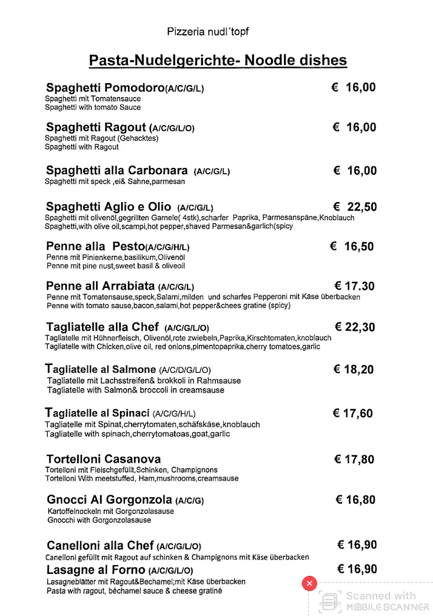 Speisekarte photo 4
