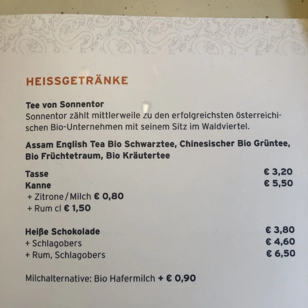 Speisekarte photo 4