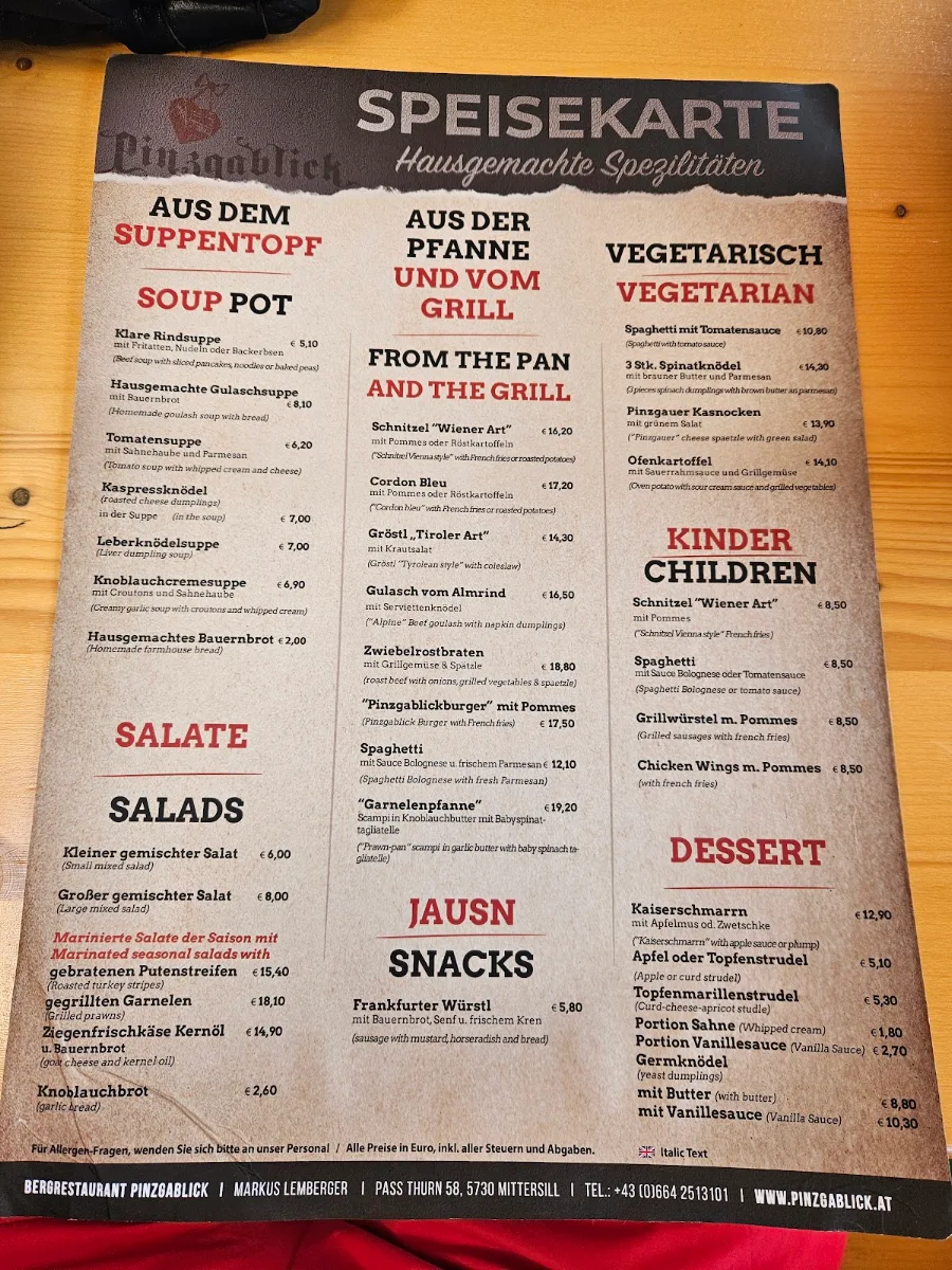 Speisekarte photo 1