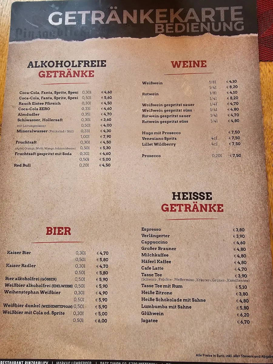 Speisekarte photo 5