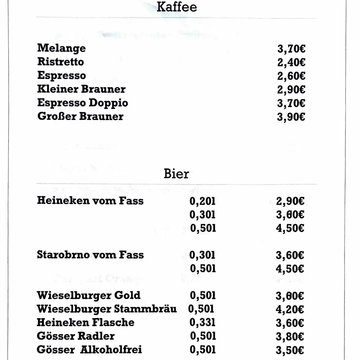 Speisekarte photo 4