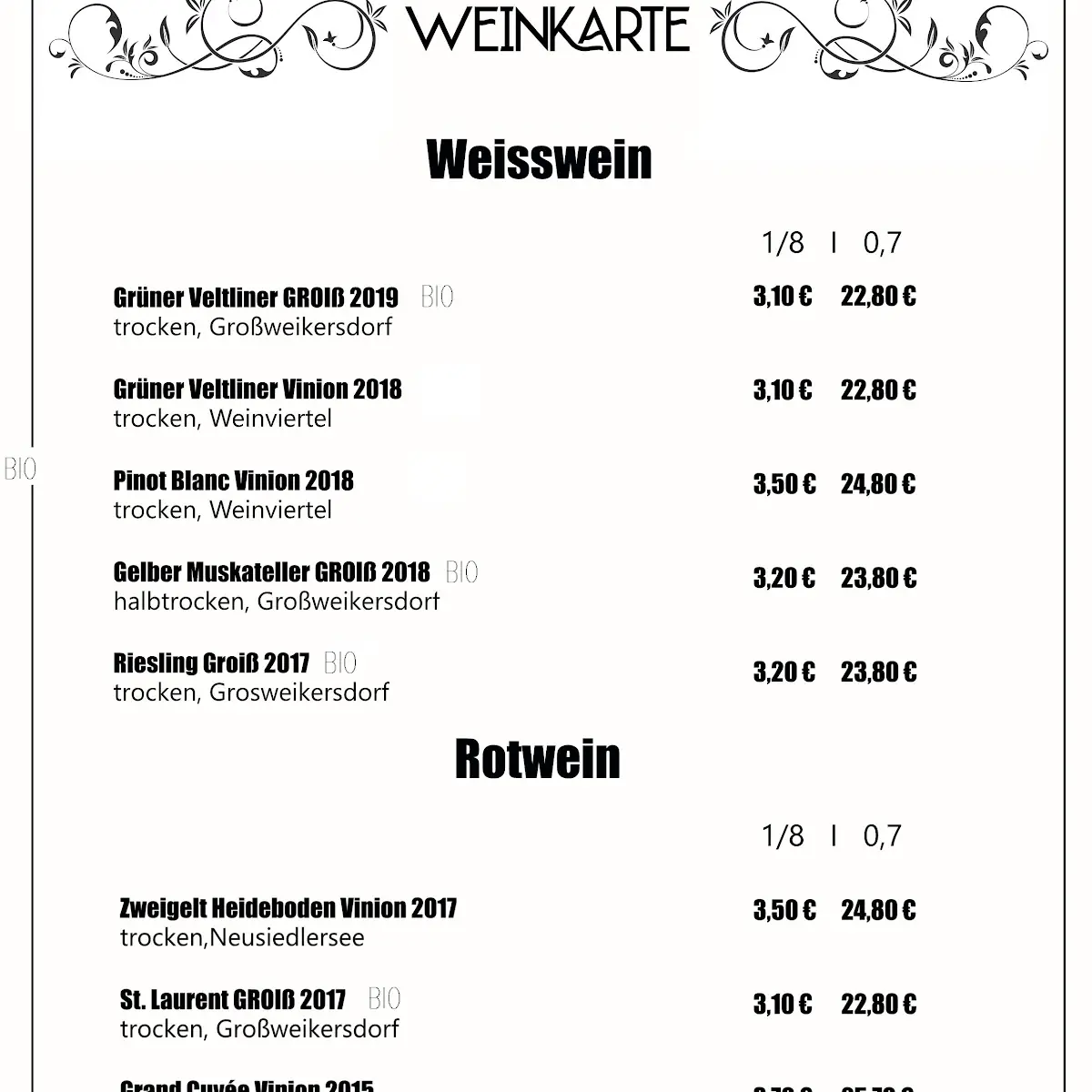 Speisekarte photo 8