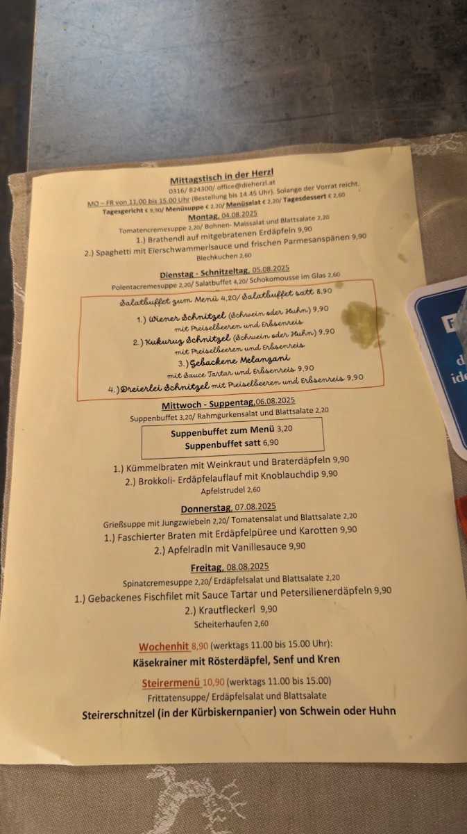 Speisekarte photo 1