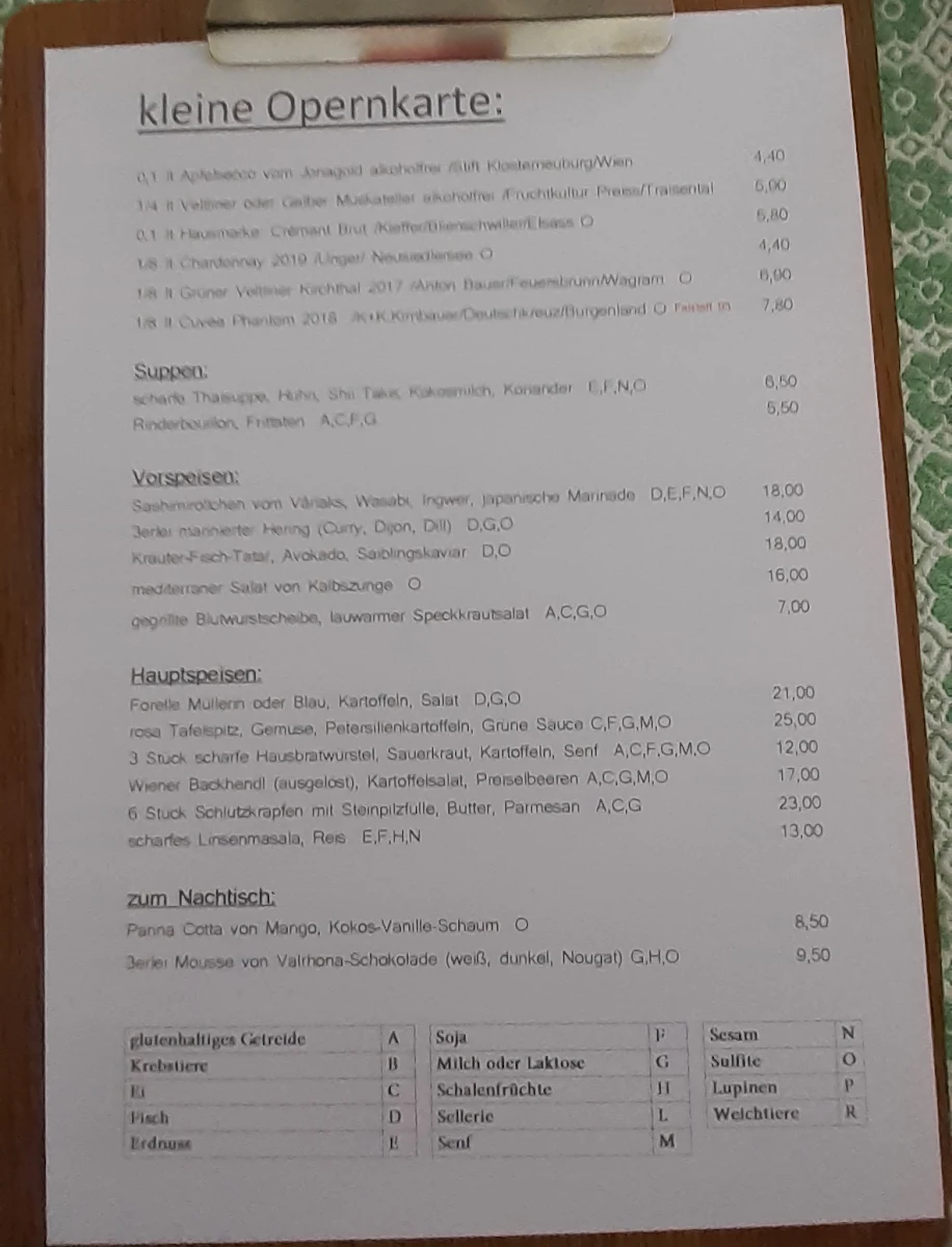 Speisekarte photo 2