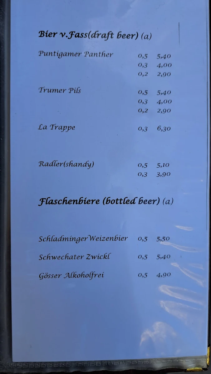 Speisekarte photo 3