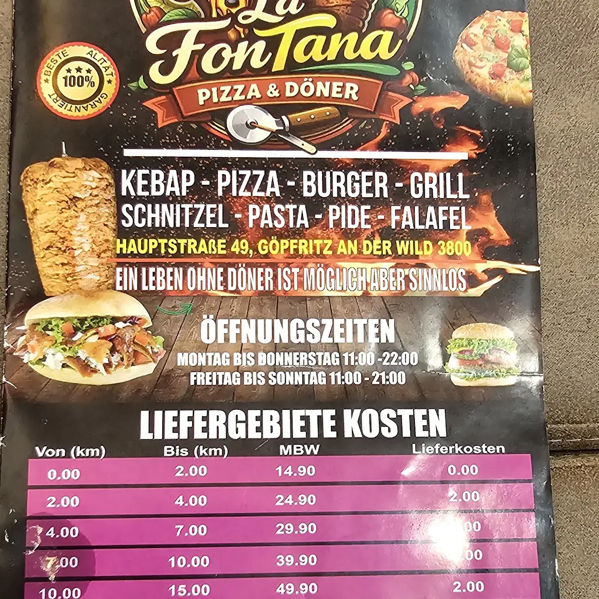 Speisekarte photo 2