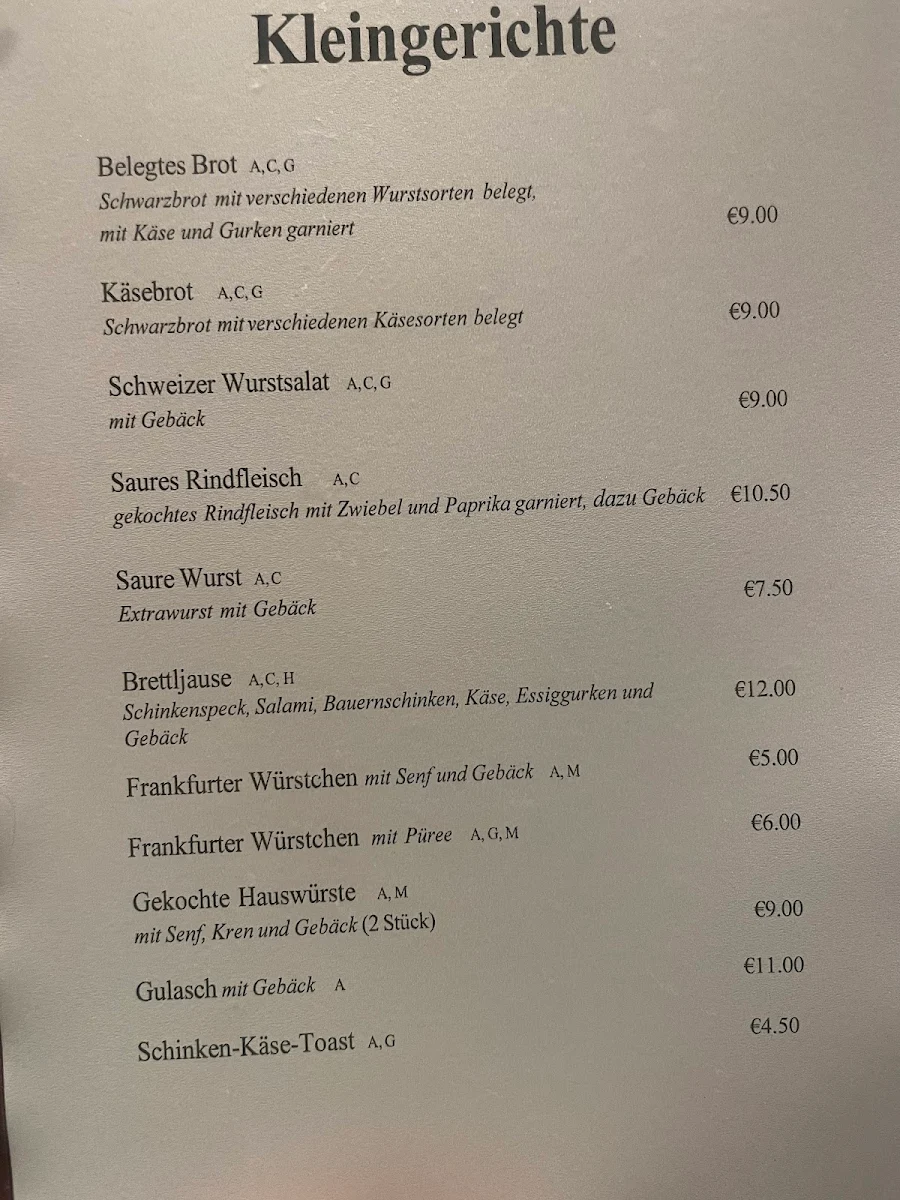 Speisekarte photo 5