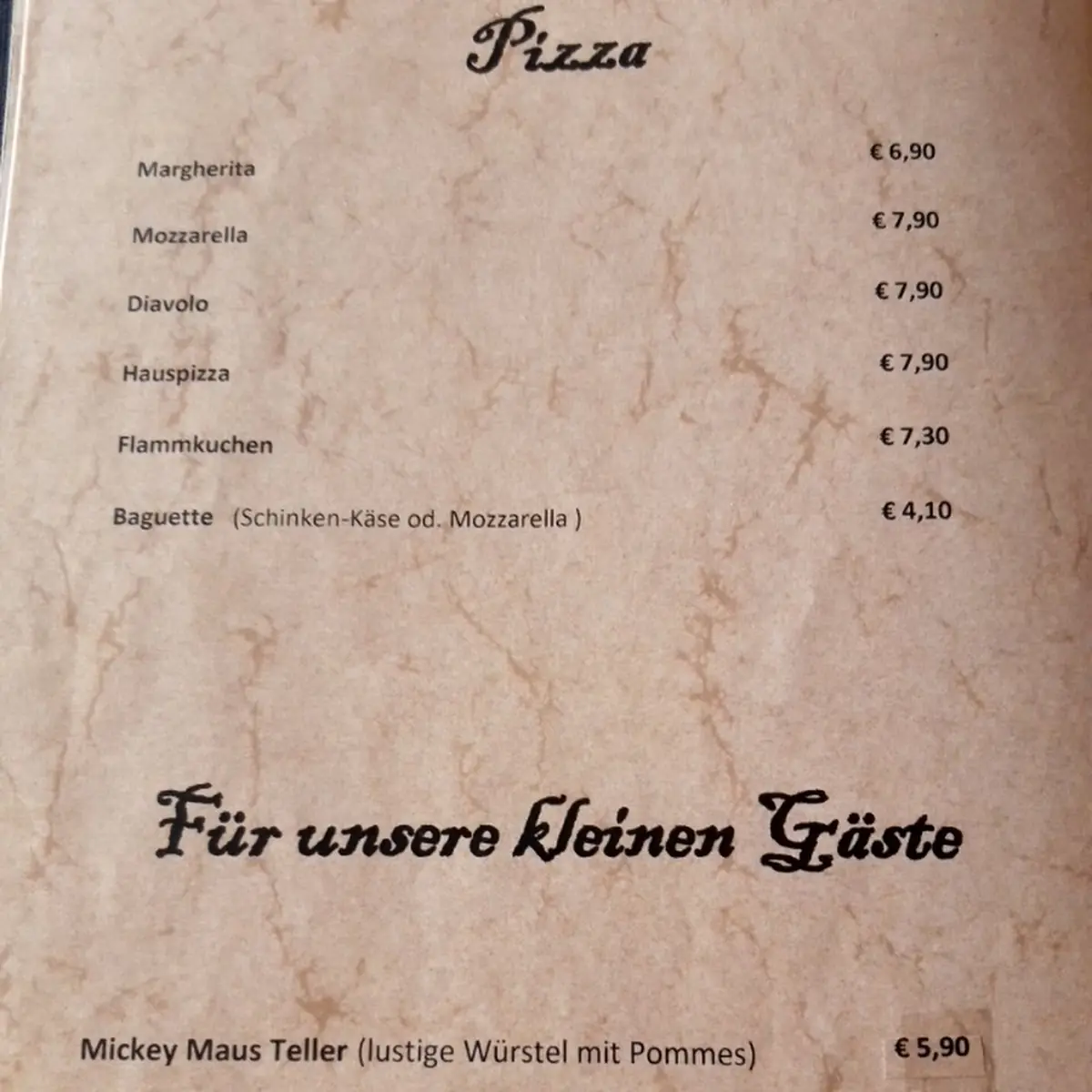 Speisekarte photo 1