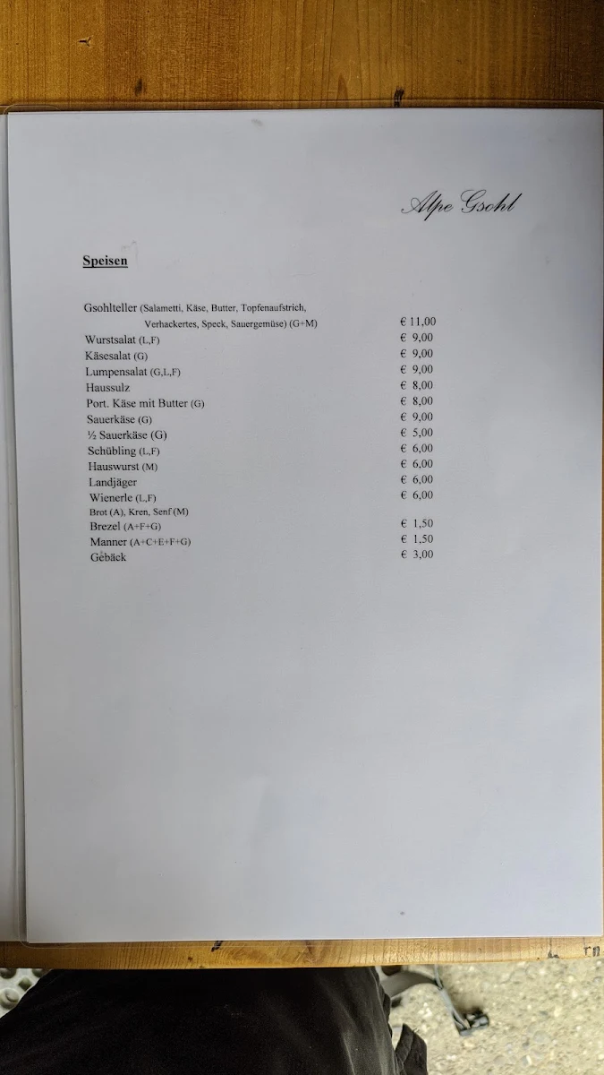 Speisekarte photo 1
