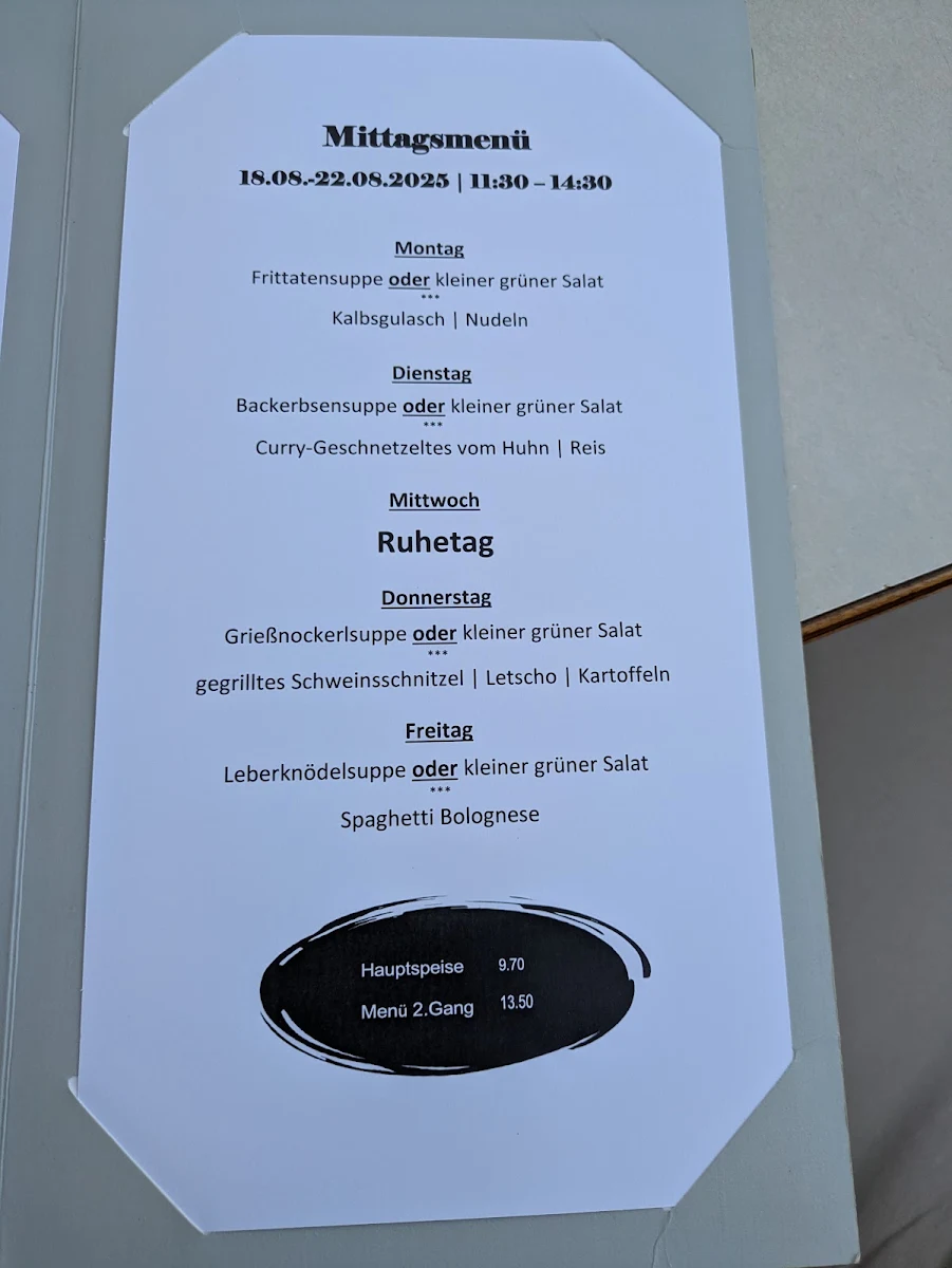 Speisekarte photo 2