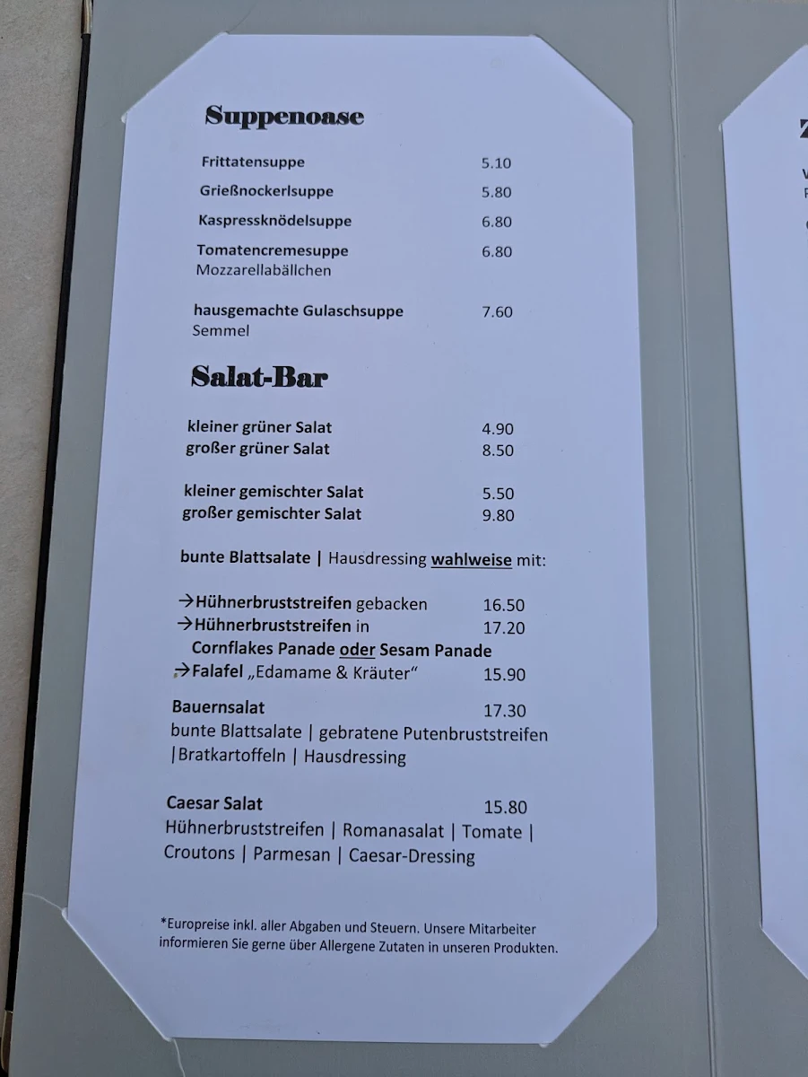 Speisekarte photo 4