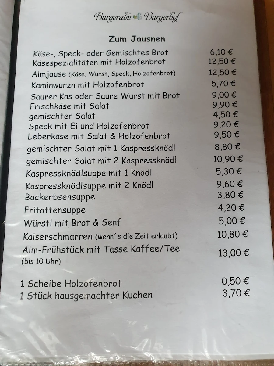 Speisekarte photo 1