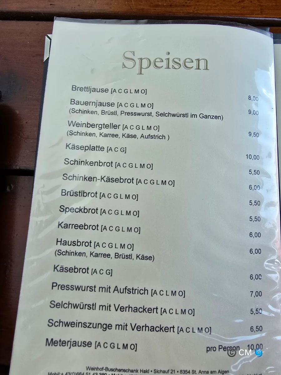 Speisekarte photo 1