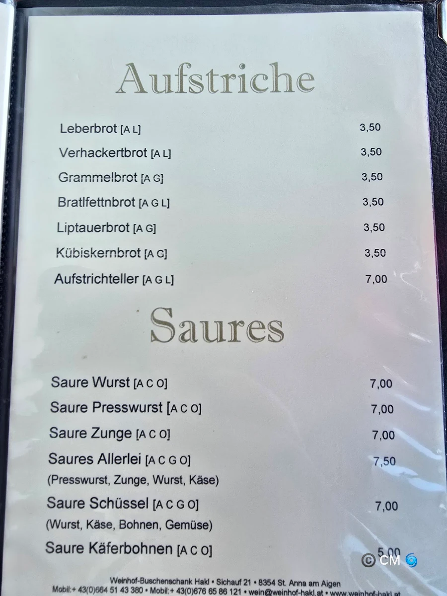 Speisekarte photo 2