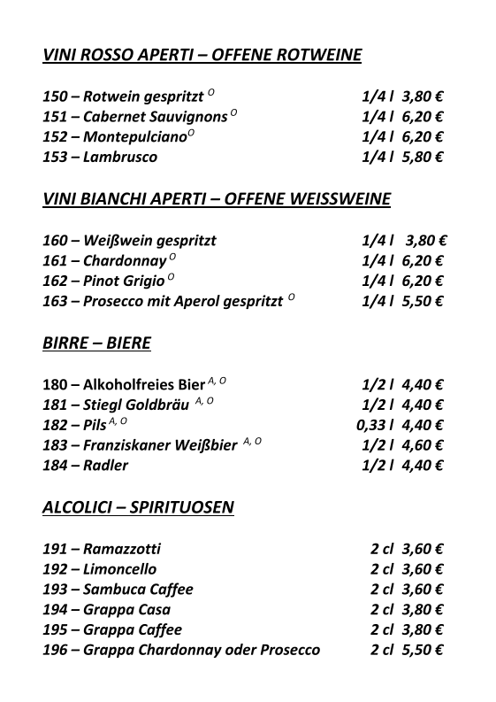 Speisekarte photo 3
