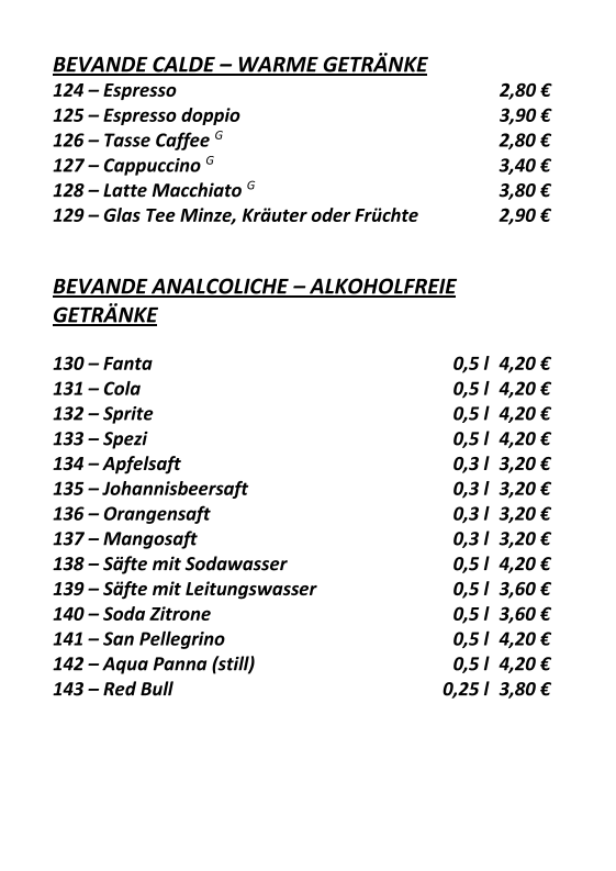 Speisekarte photo 4