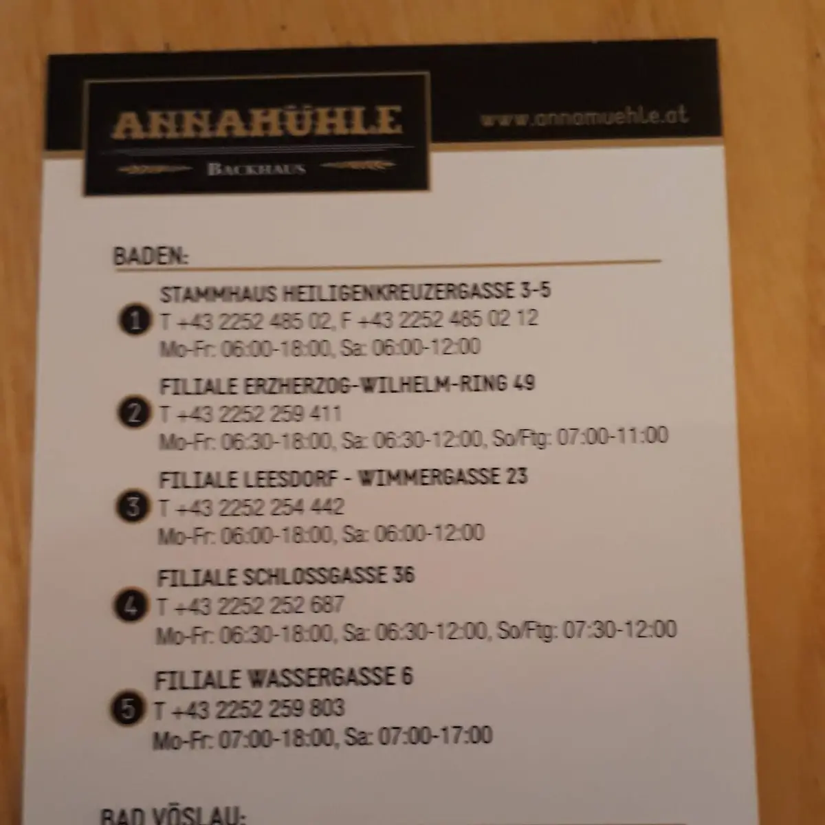 Speisekarte photo 1
