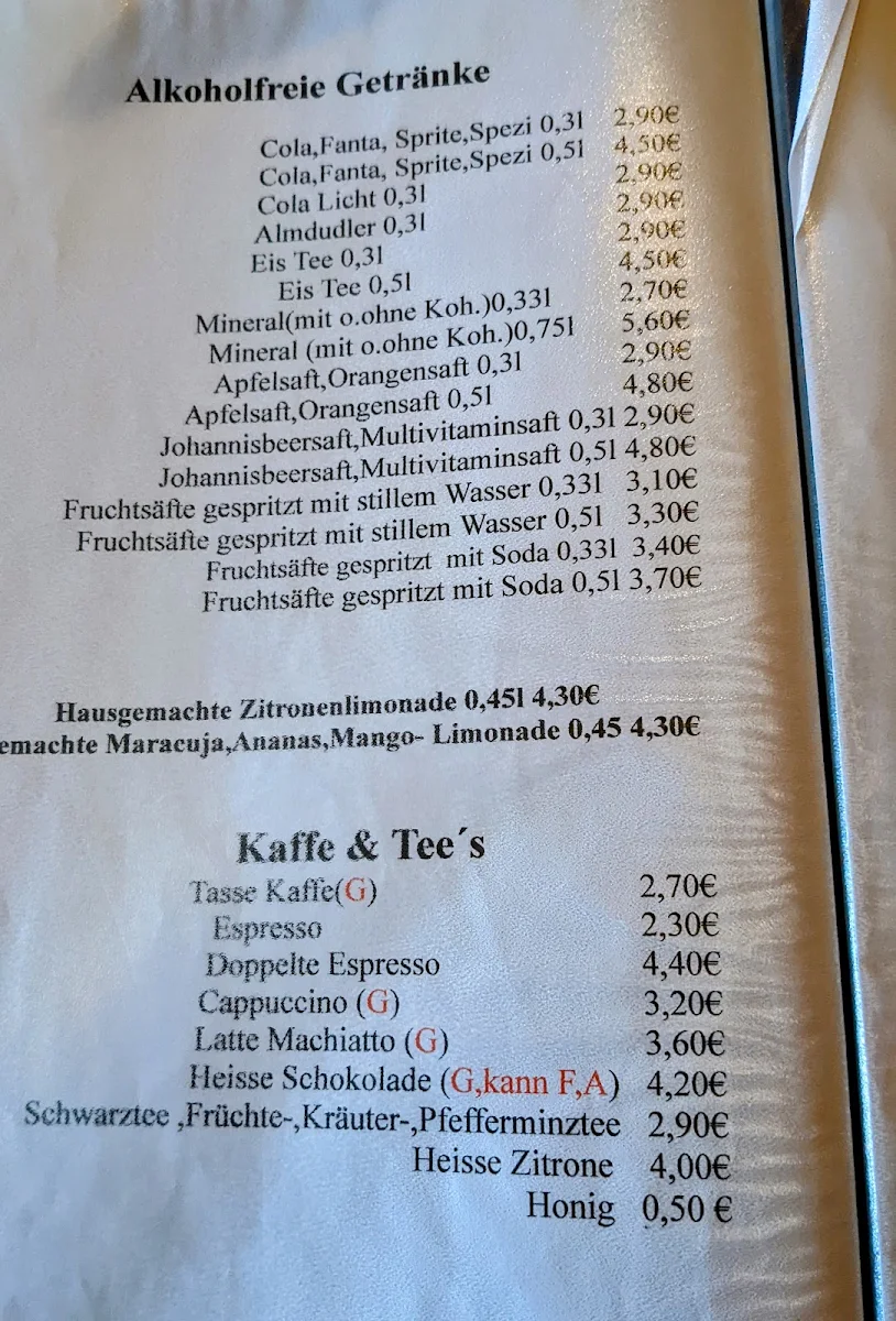Speisekarte photo 5