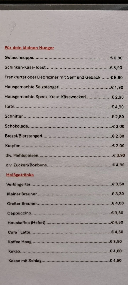 Speisekarte photo 1