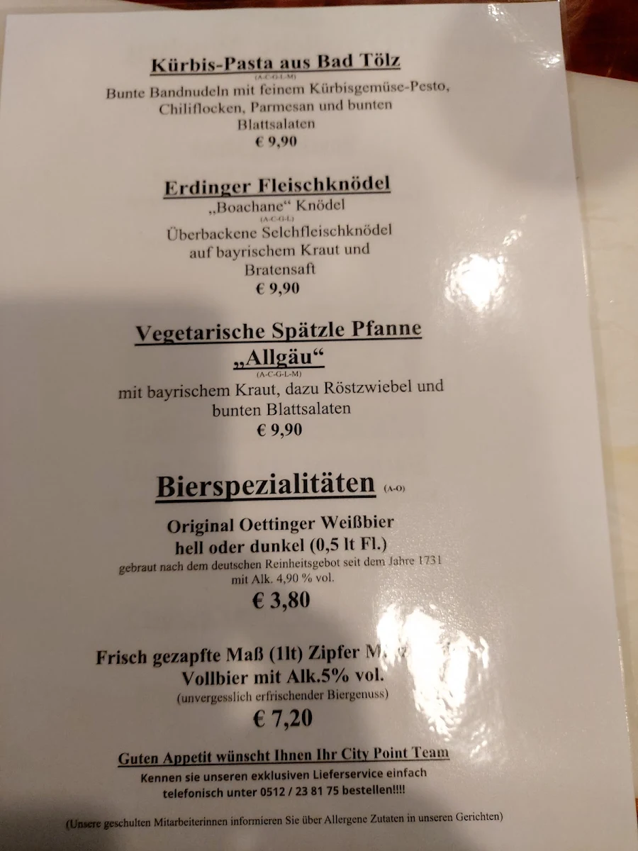 Speisekarte photo 1