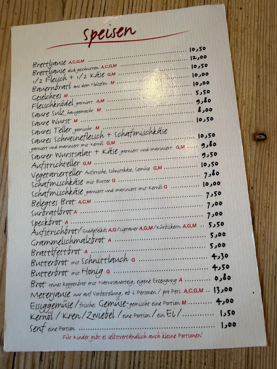 Speisekarte photo 1