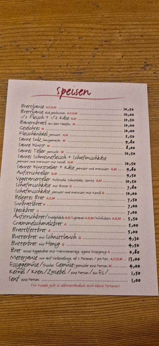 Speisekarte photo 4