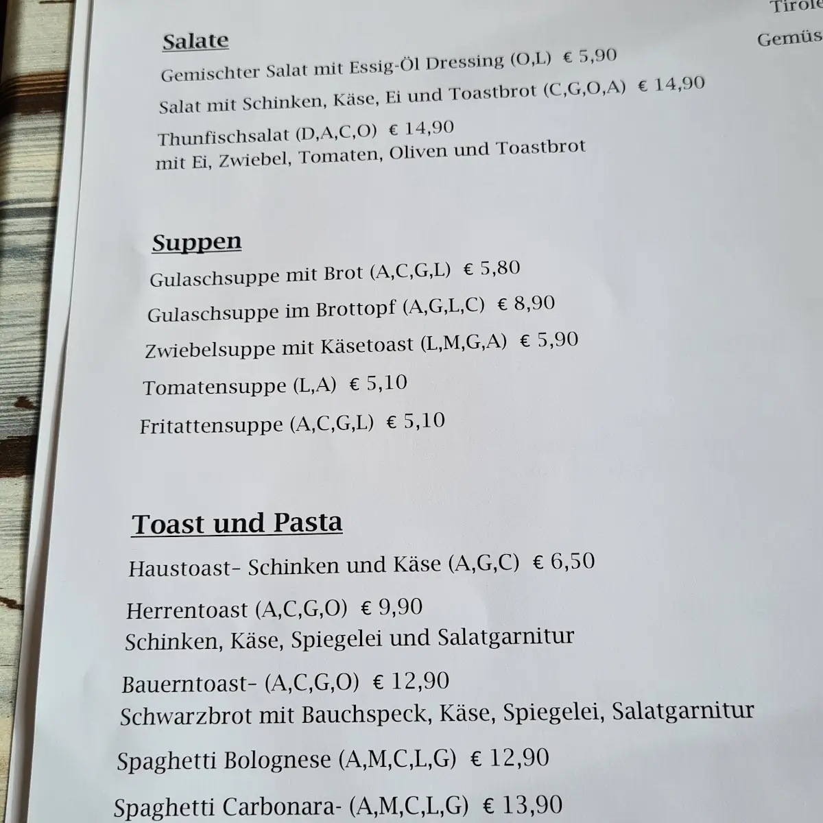 Speisekarte photo 7