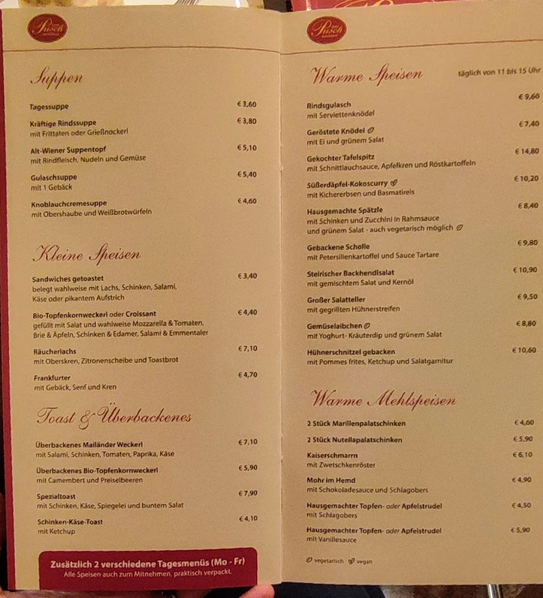 Speisekarte photo 2