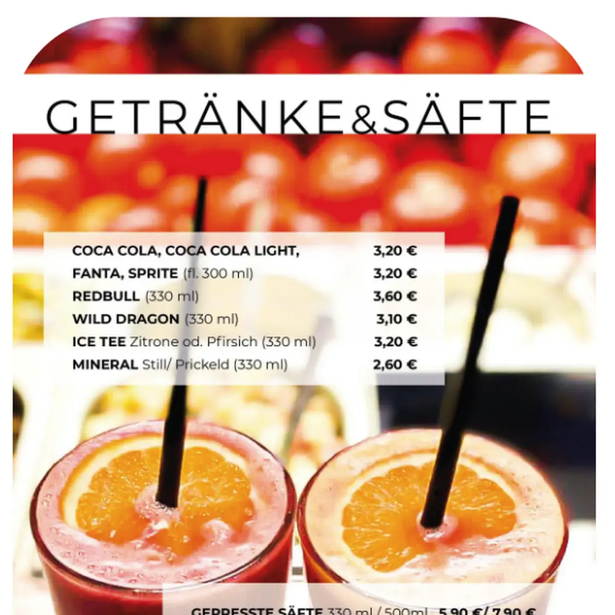 Speisekarte photo 1