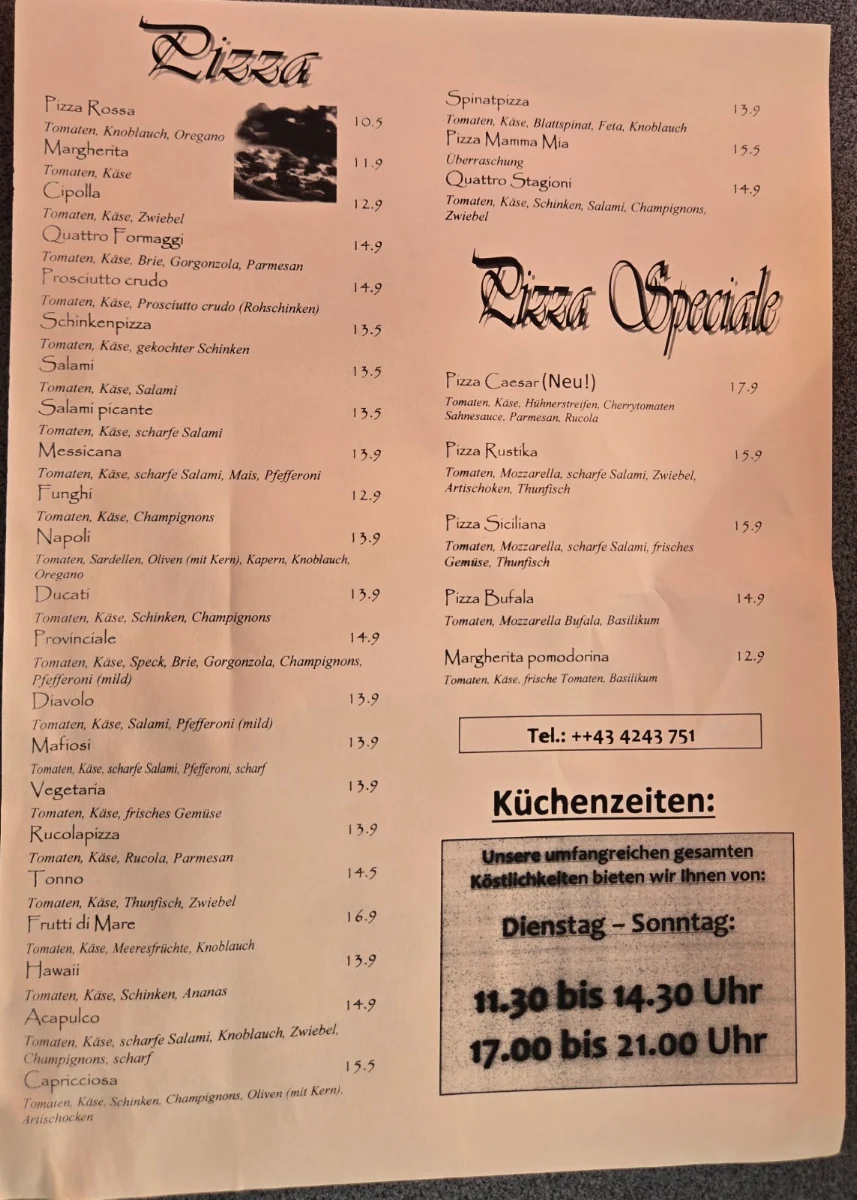 Speisekarte photo 2