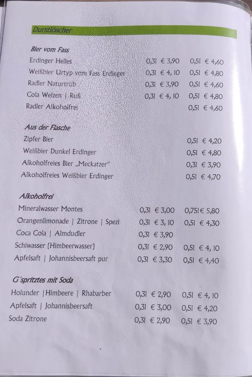 Speisekarte photo 1