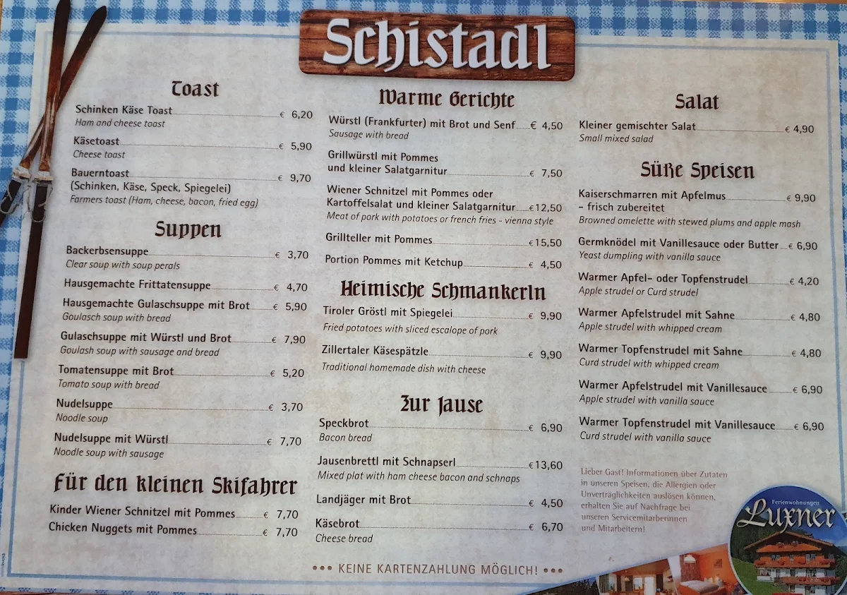 Speisekarte photo 2