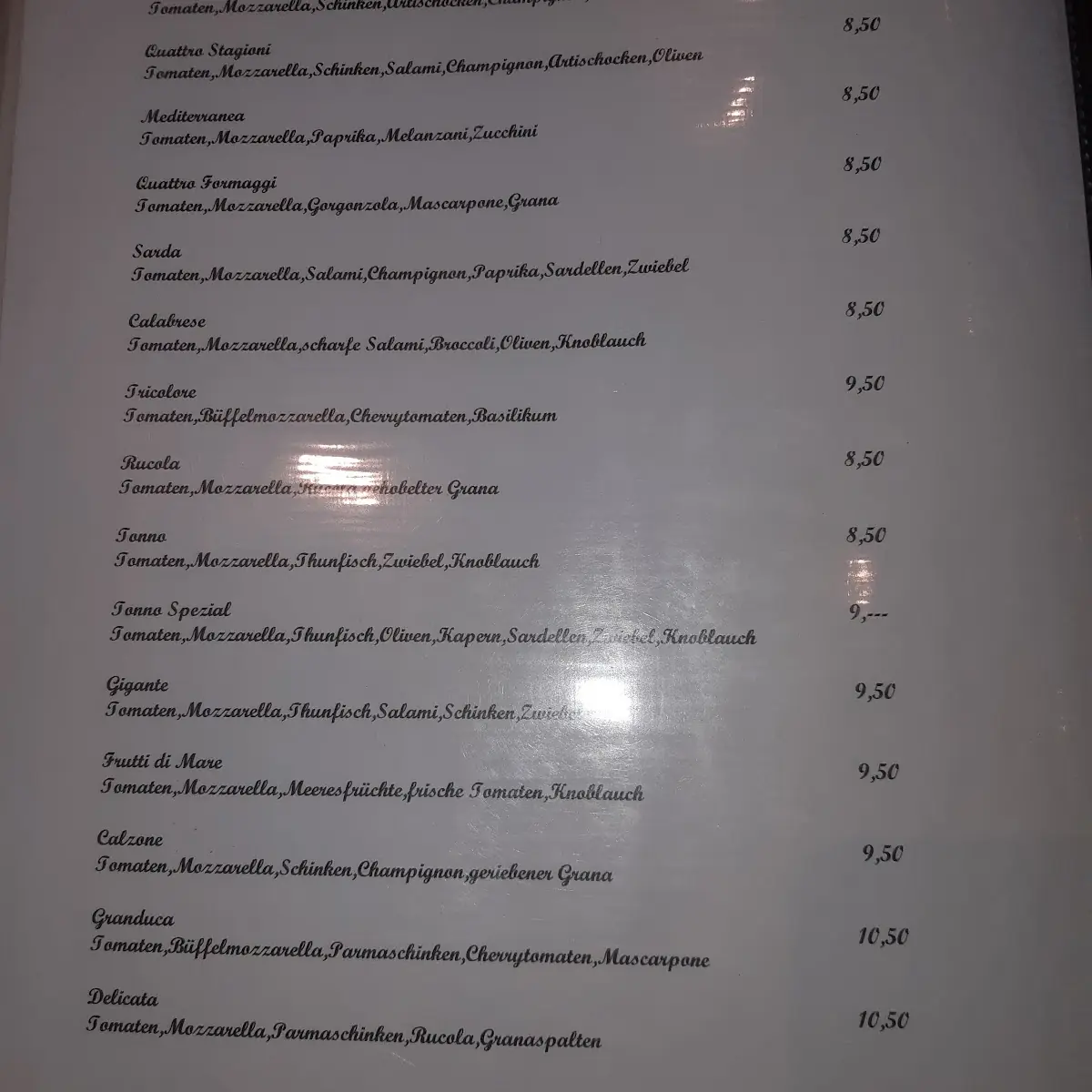 Speisekarte photo 8