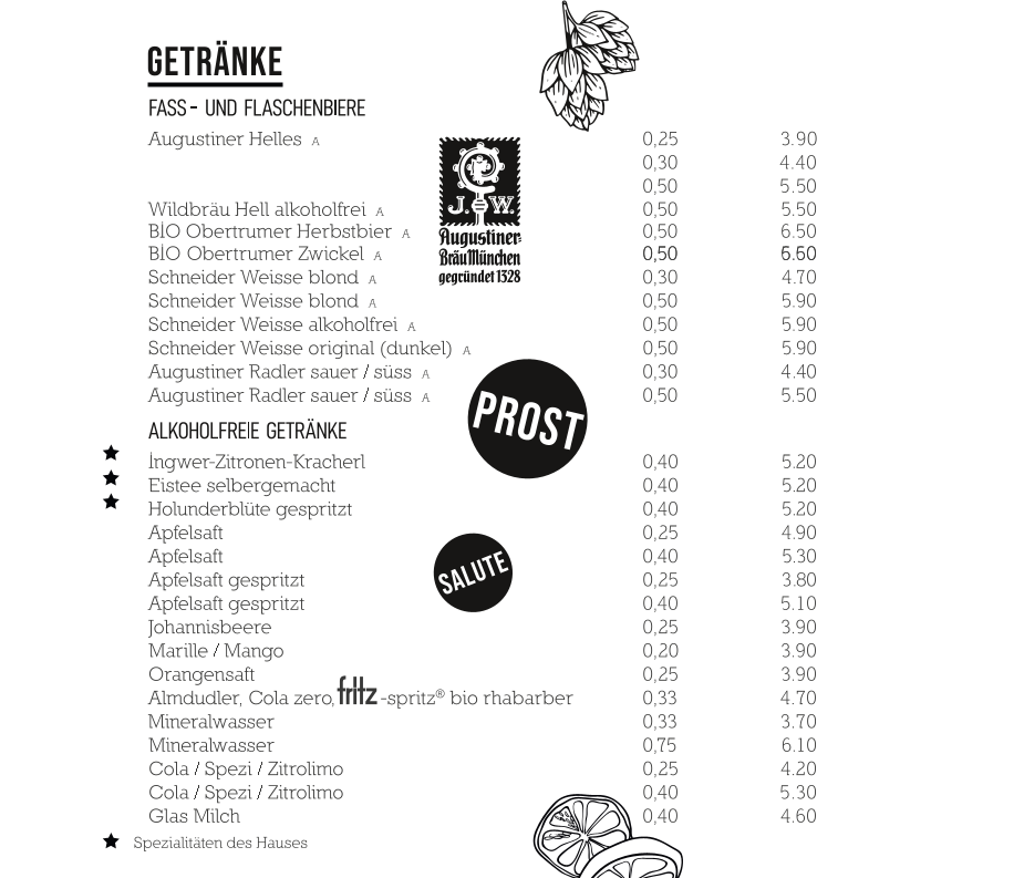 Speisekarte photo 1