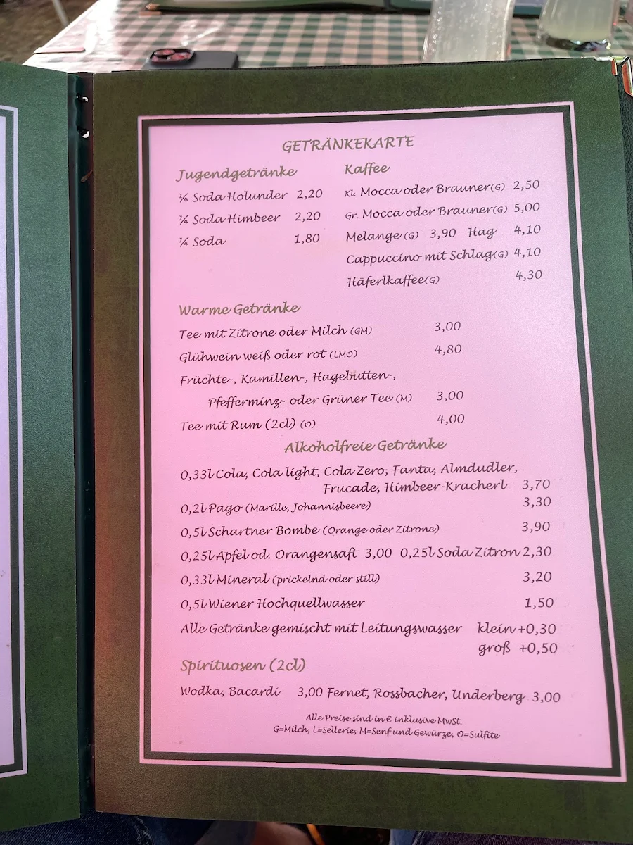 Speisekarte photo 4