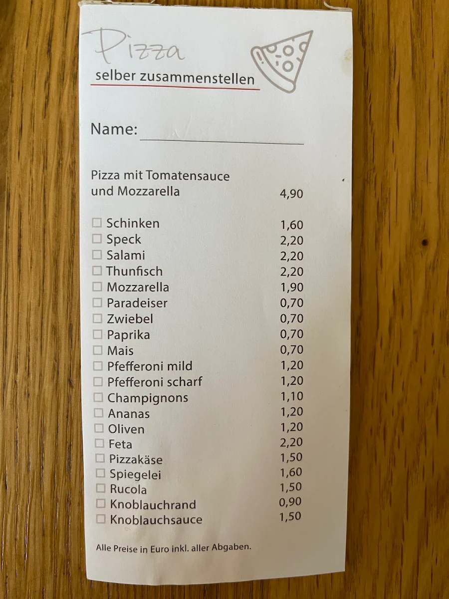 Speisekarte photo 2