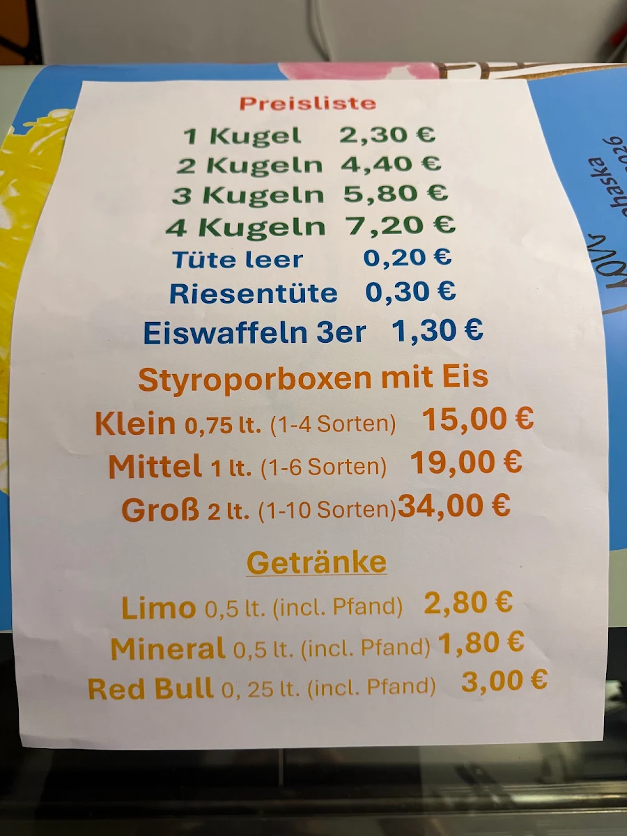 Speisekarte photo 1