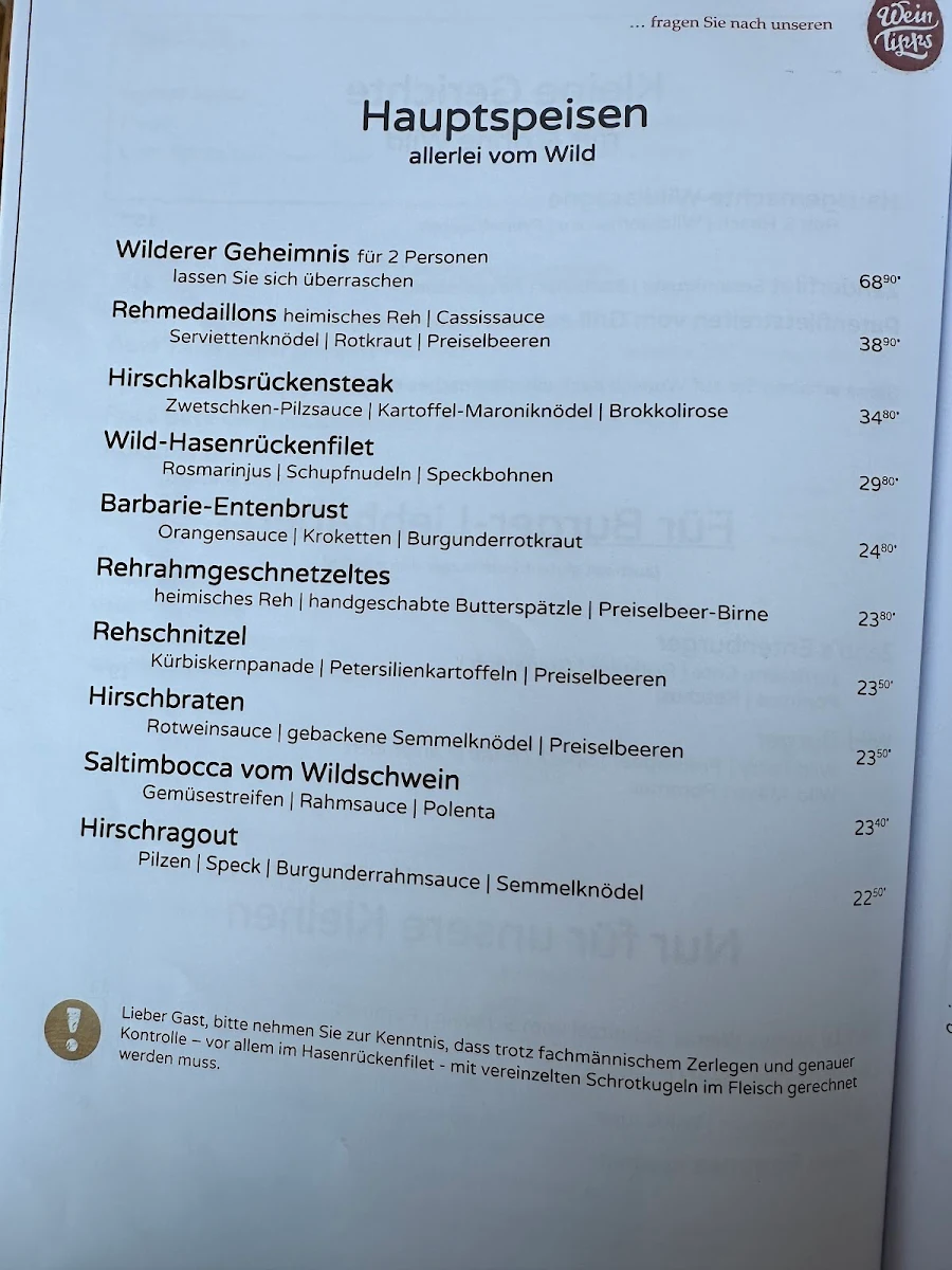 Speisekarte photo 1