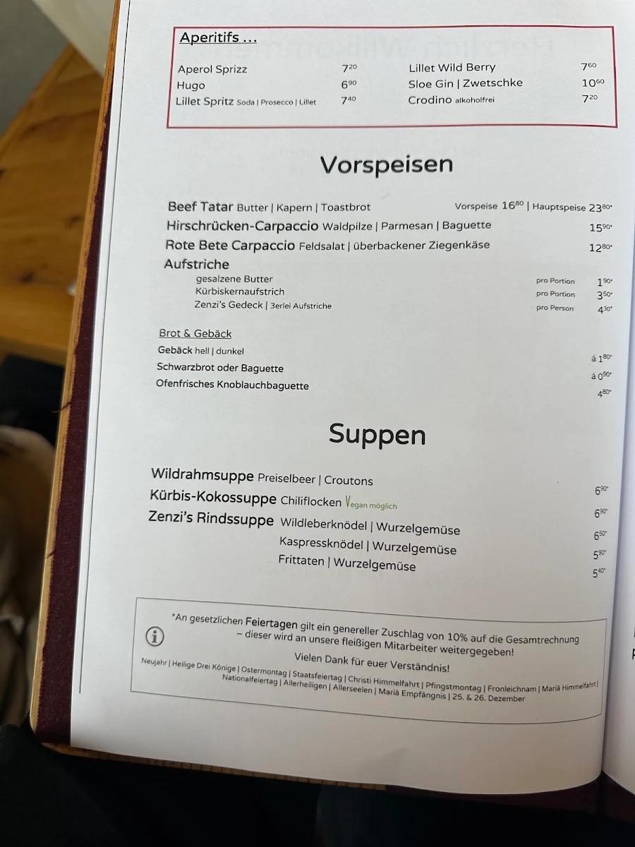 Speisekarte photo 2