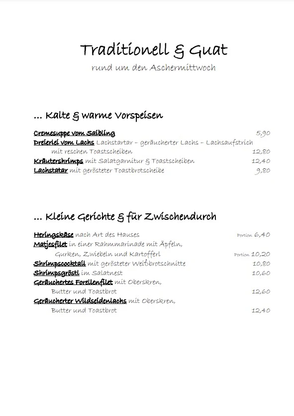 Speisekarte photo 5