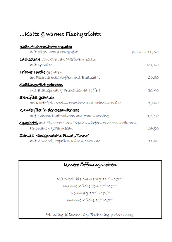 Speisekarte photo 6