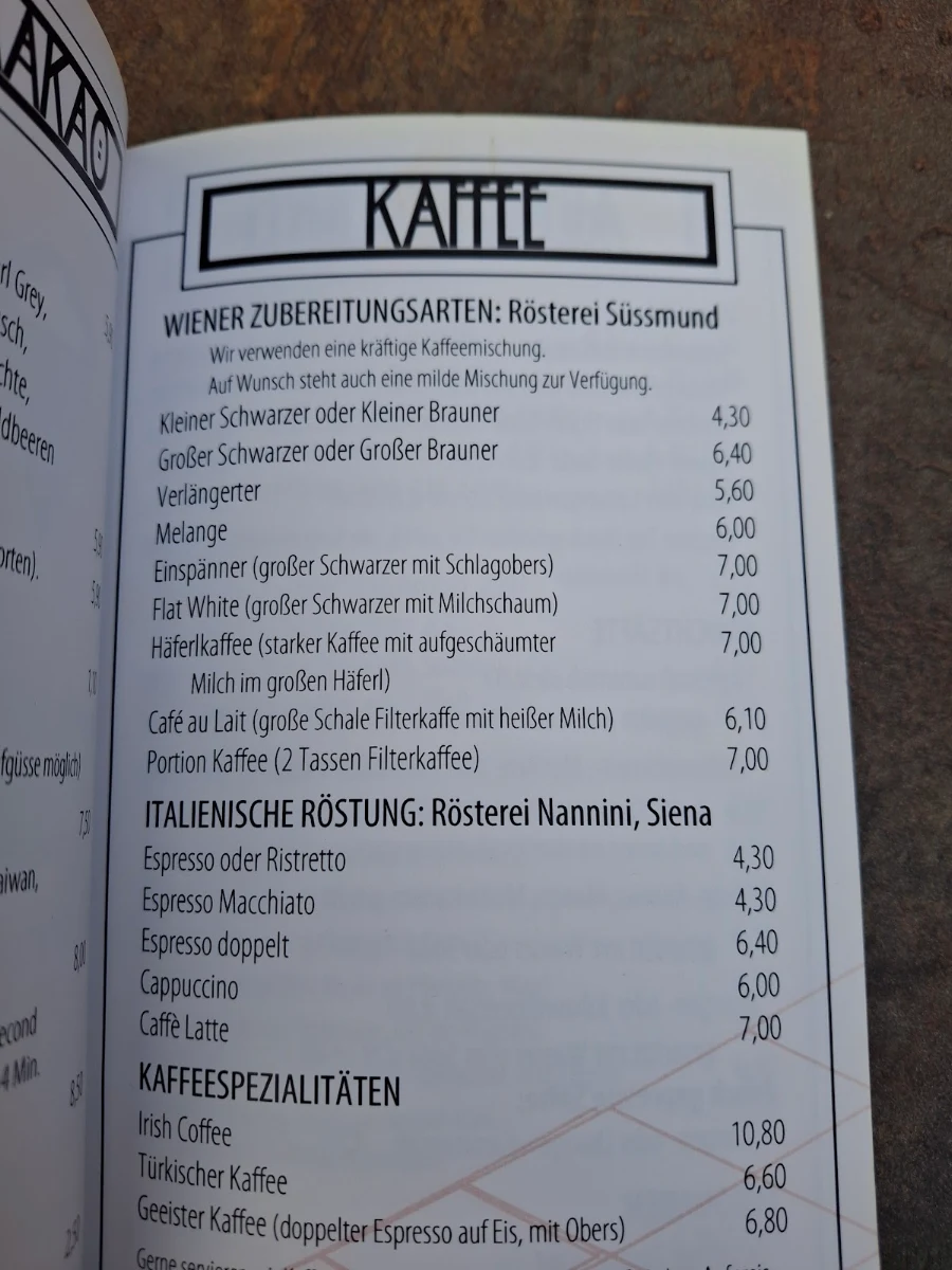 Speisekarte photo 5
