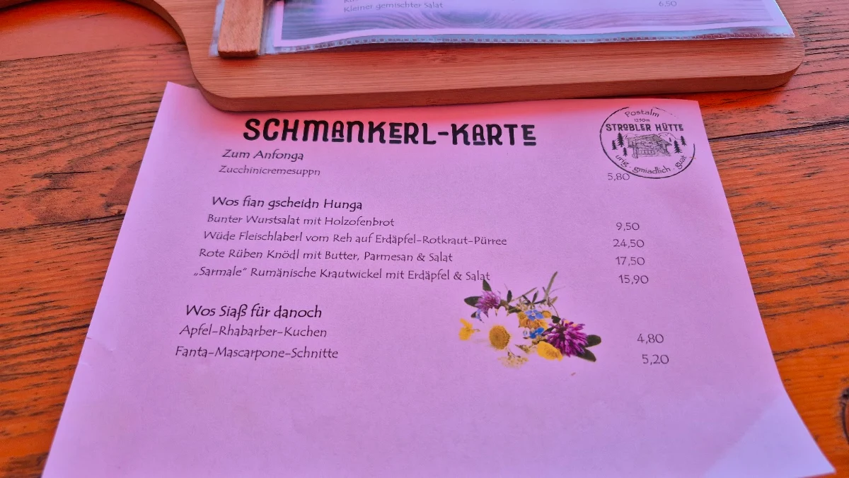 Speisekarte photo 2